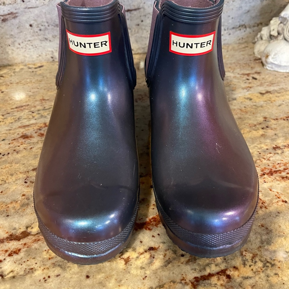 Hunter purple Rain Boots